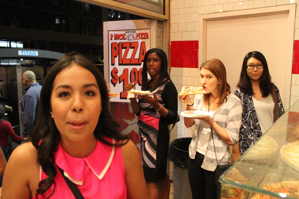 And if you are lucky you might end up with a completely awkward picture like this with people in the background making weird faces.